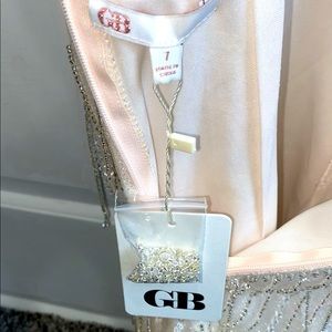 GB social beaded fringe mini dress